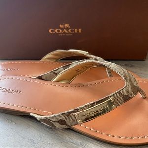 Coach Flip Flops (Size 9)
